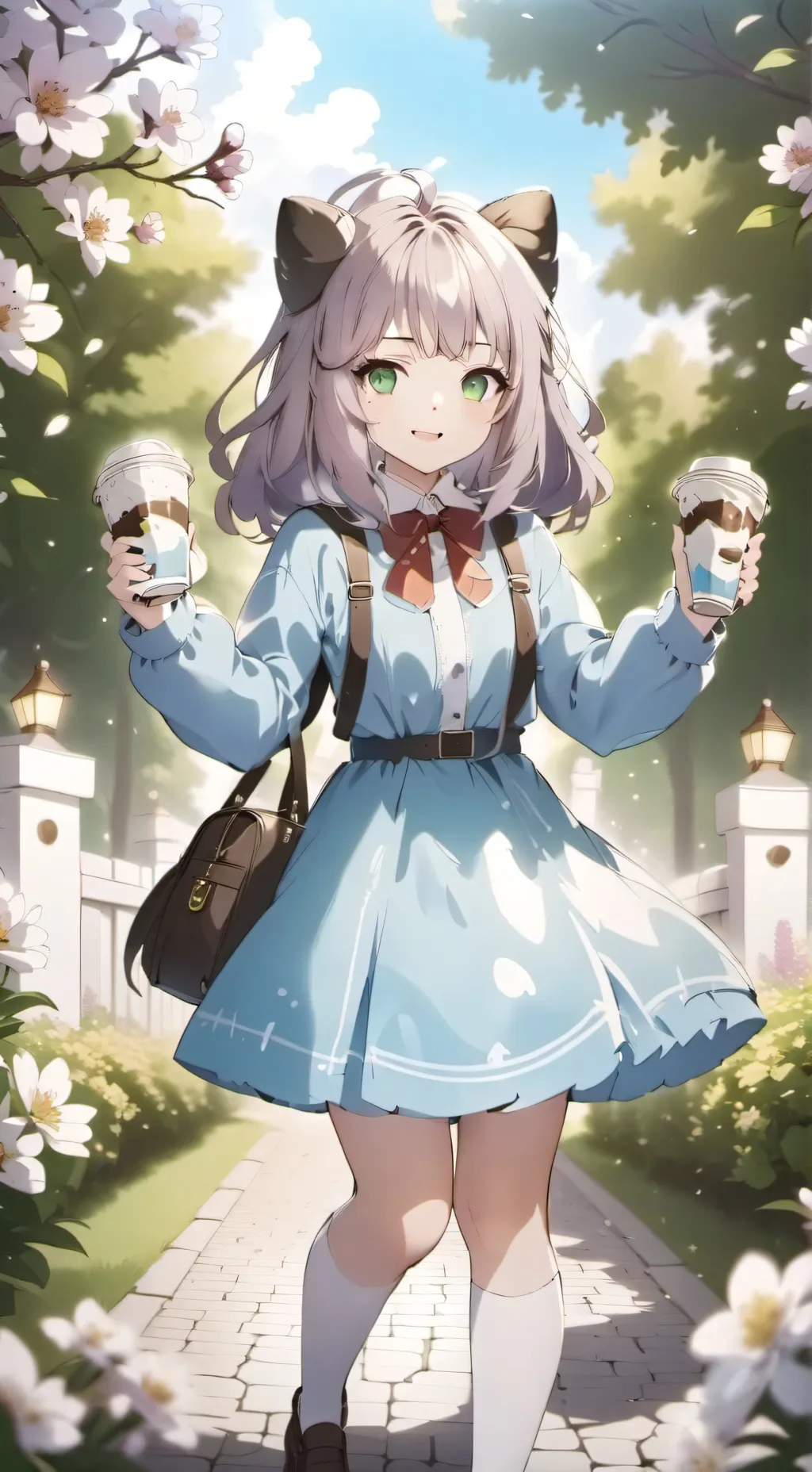 ai character: dirrhea at school background