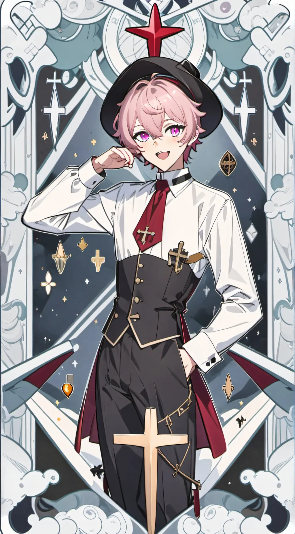 ai character: Dahlia background