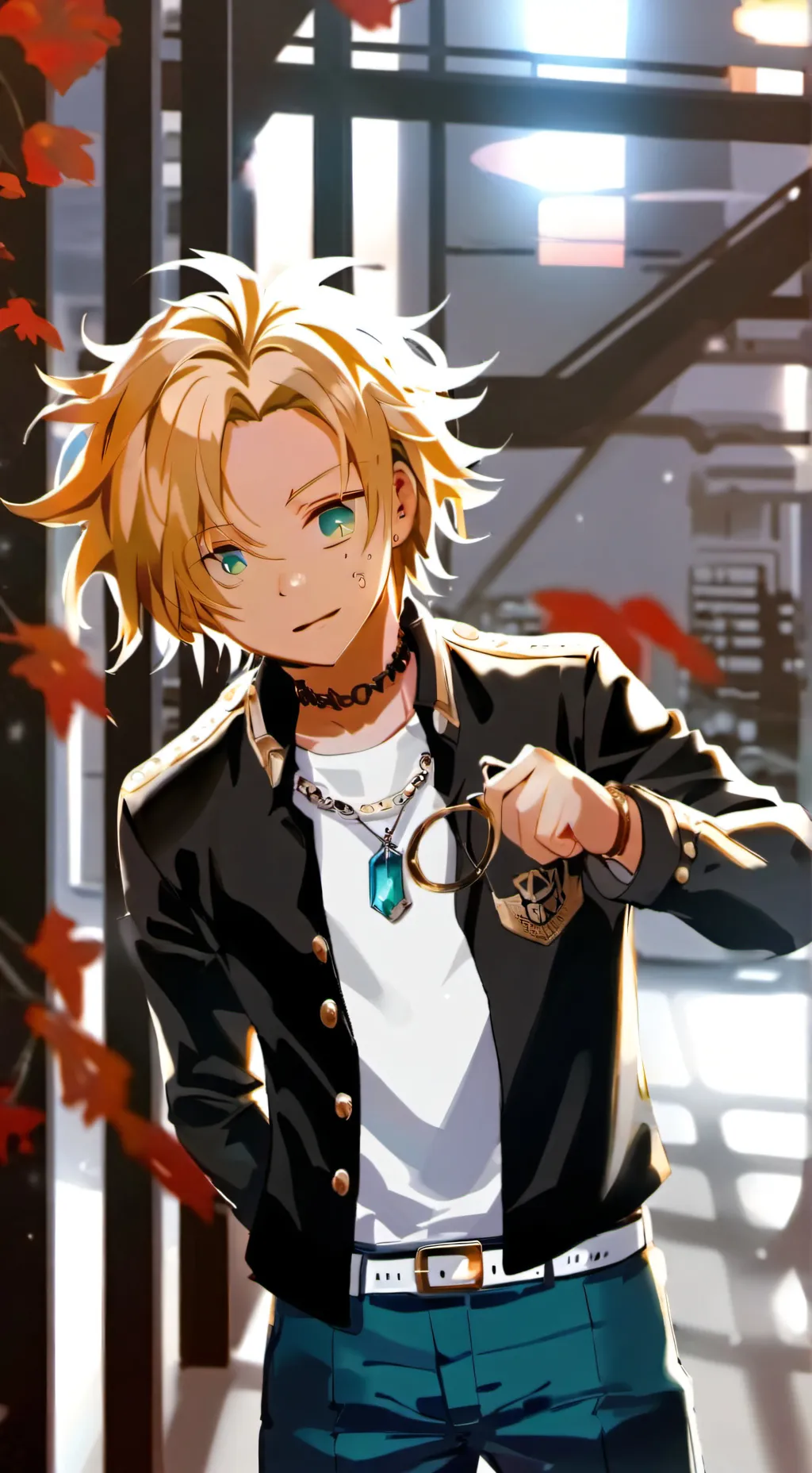 ai character: Denki background