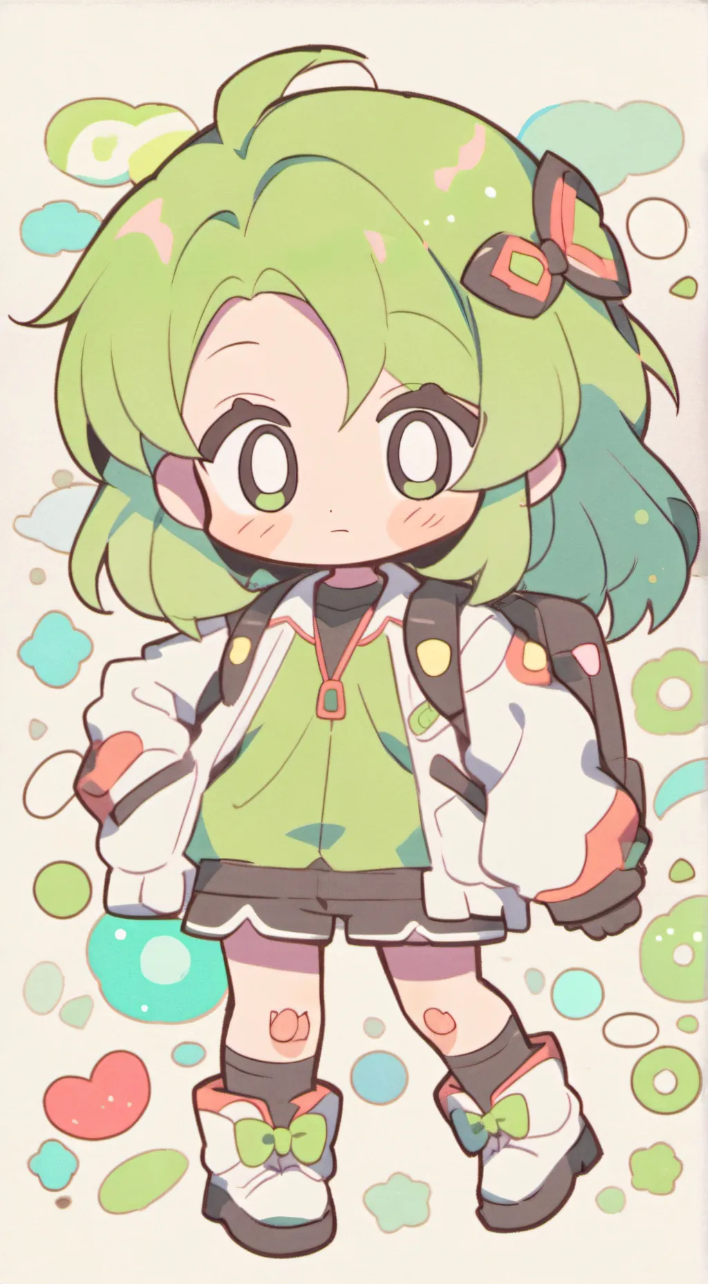 ai character: Dandys world background