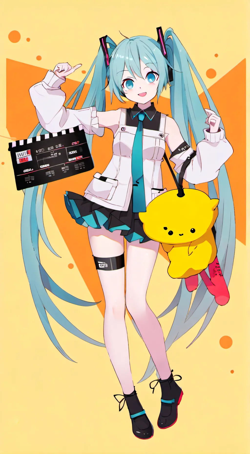 ai character: miku background