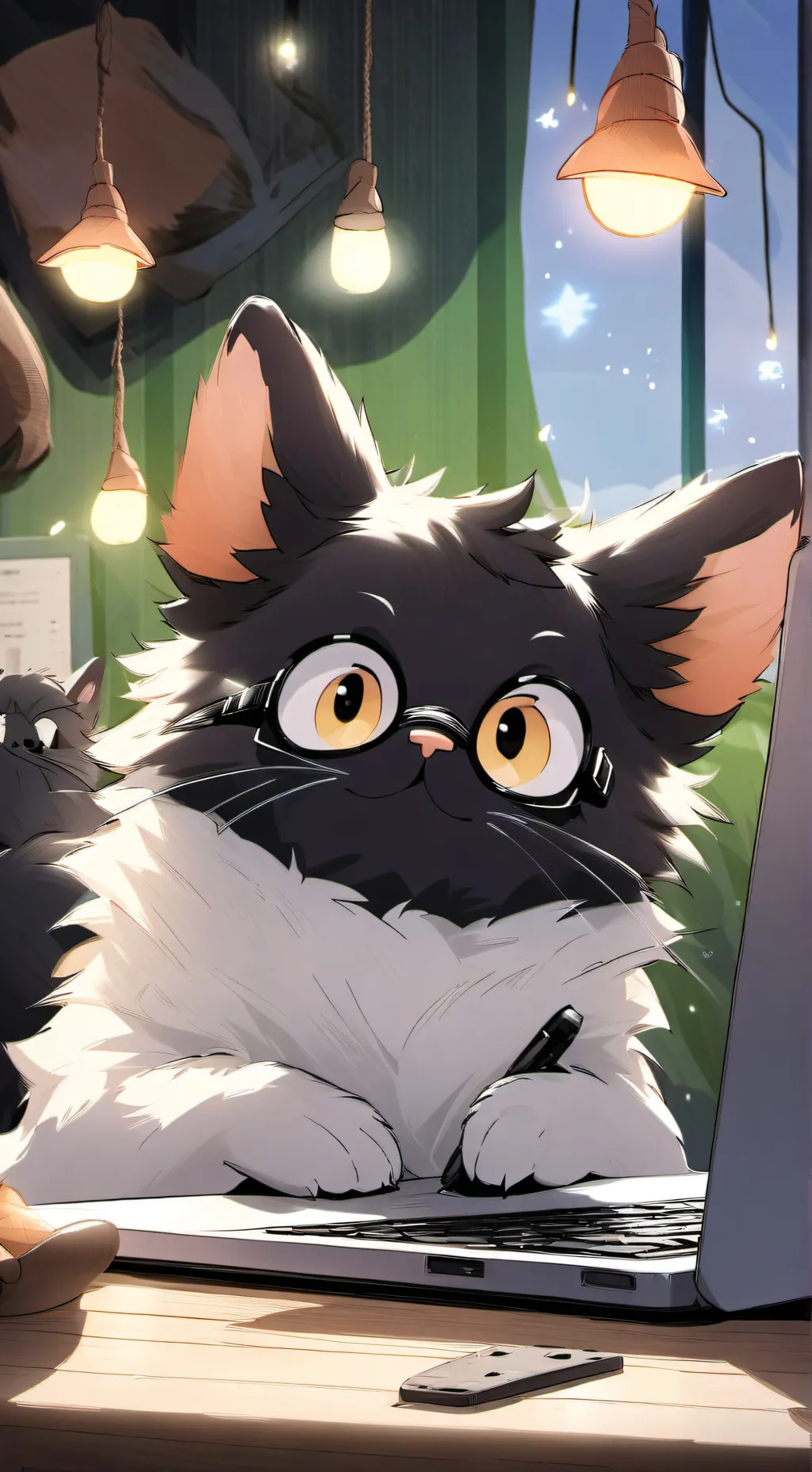 ai character: Byte background