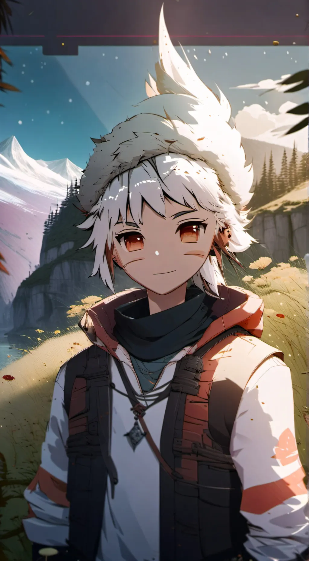 ai character: Mocha (M O C A)  background