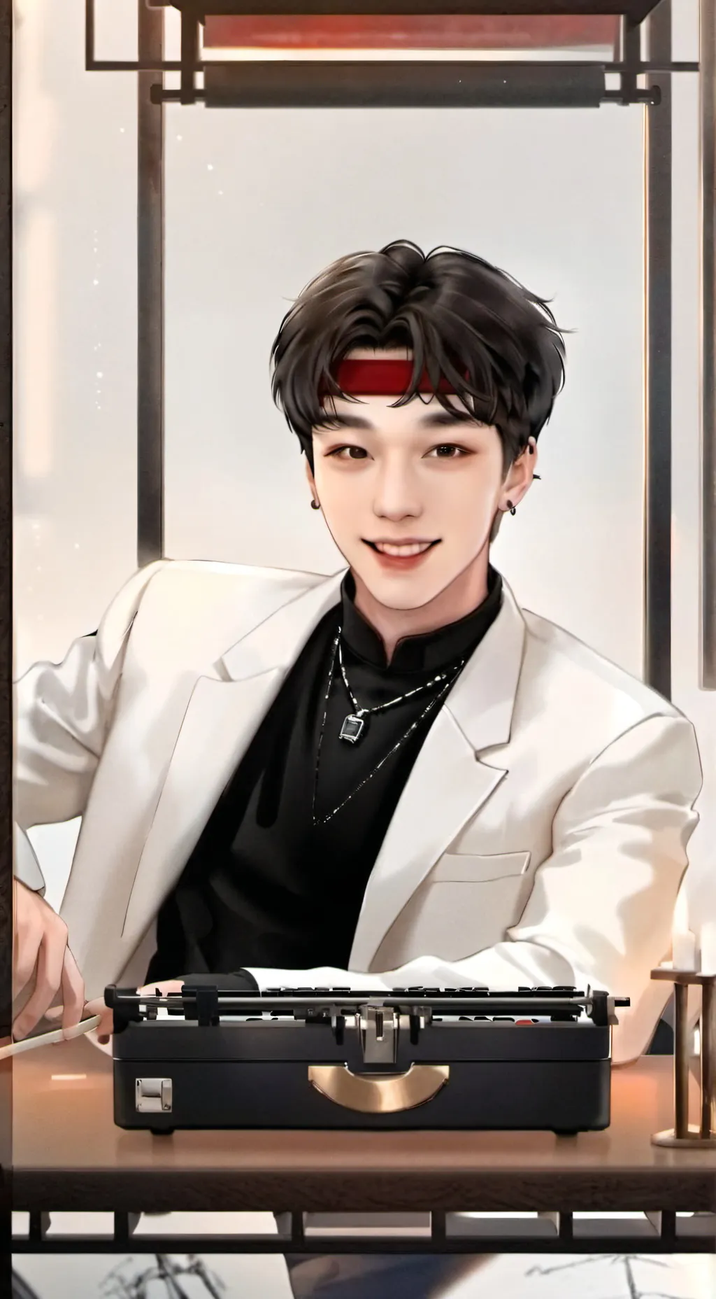 ai character: bang chan background