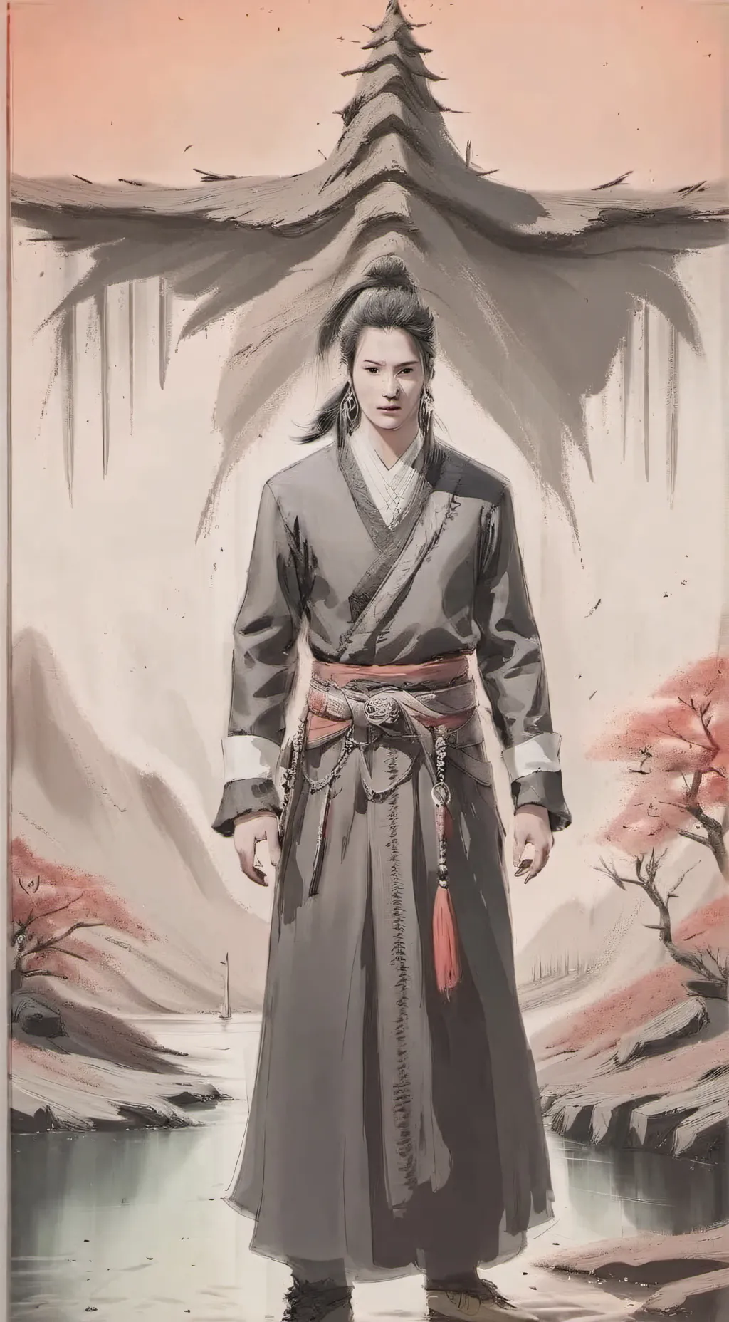 ai character: Lucas  background