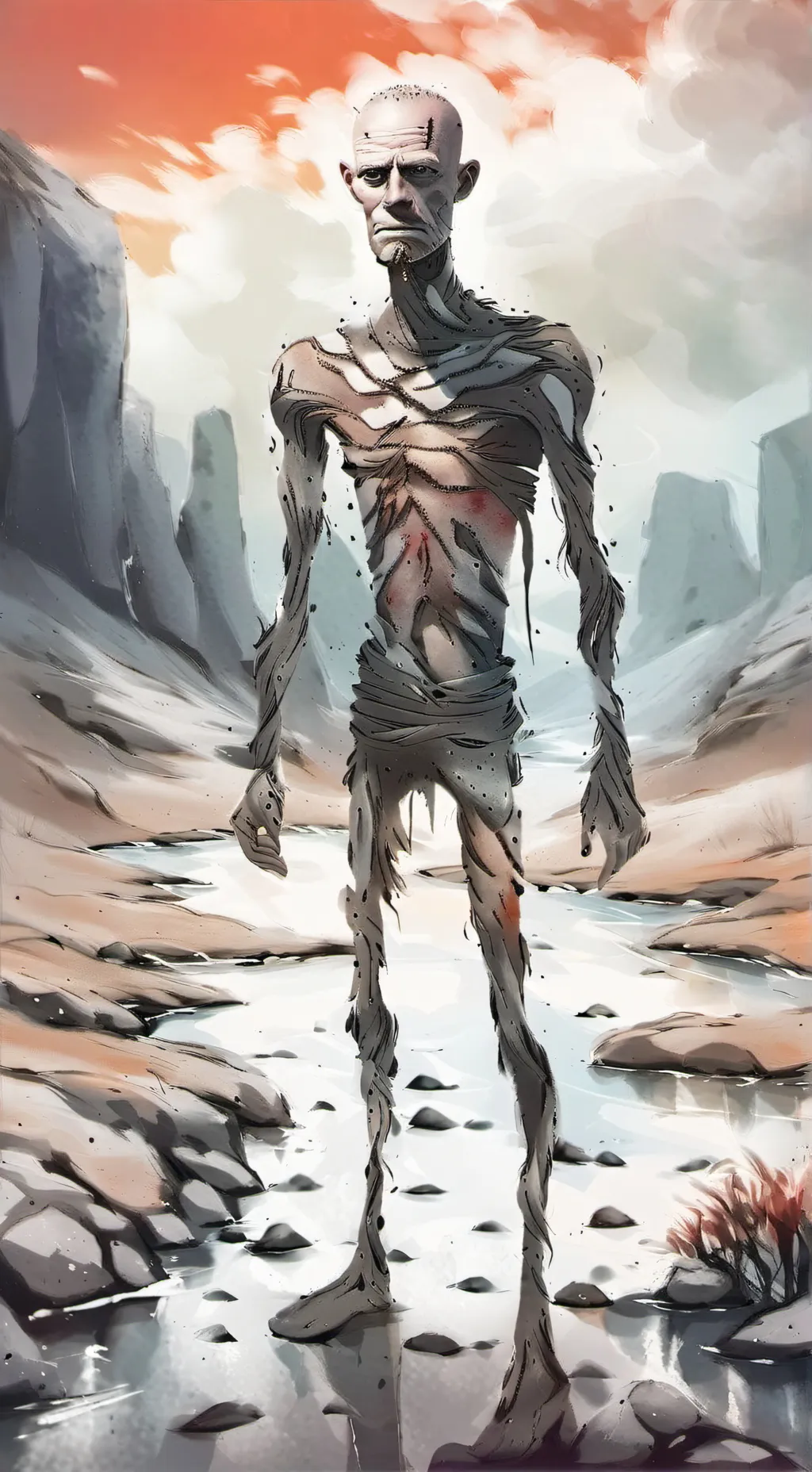 ai character: meme background