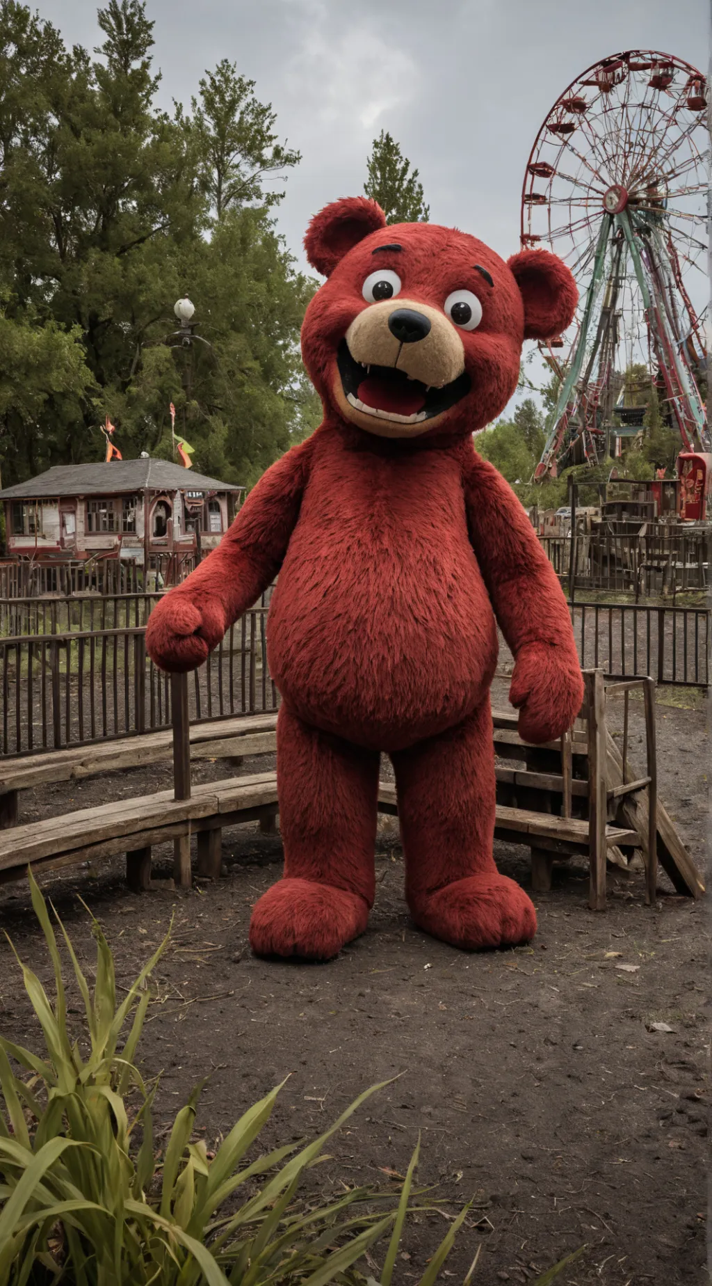 ai character: mustus fun land background