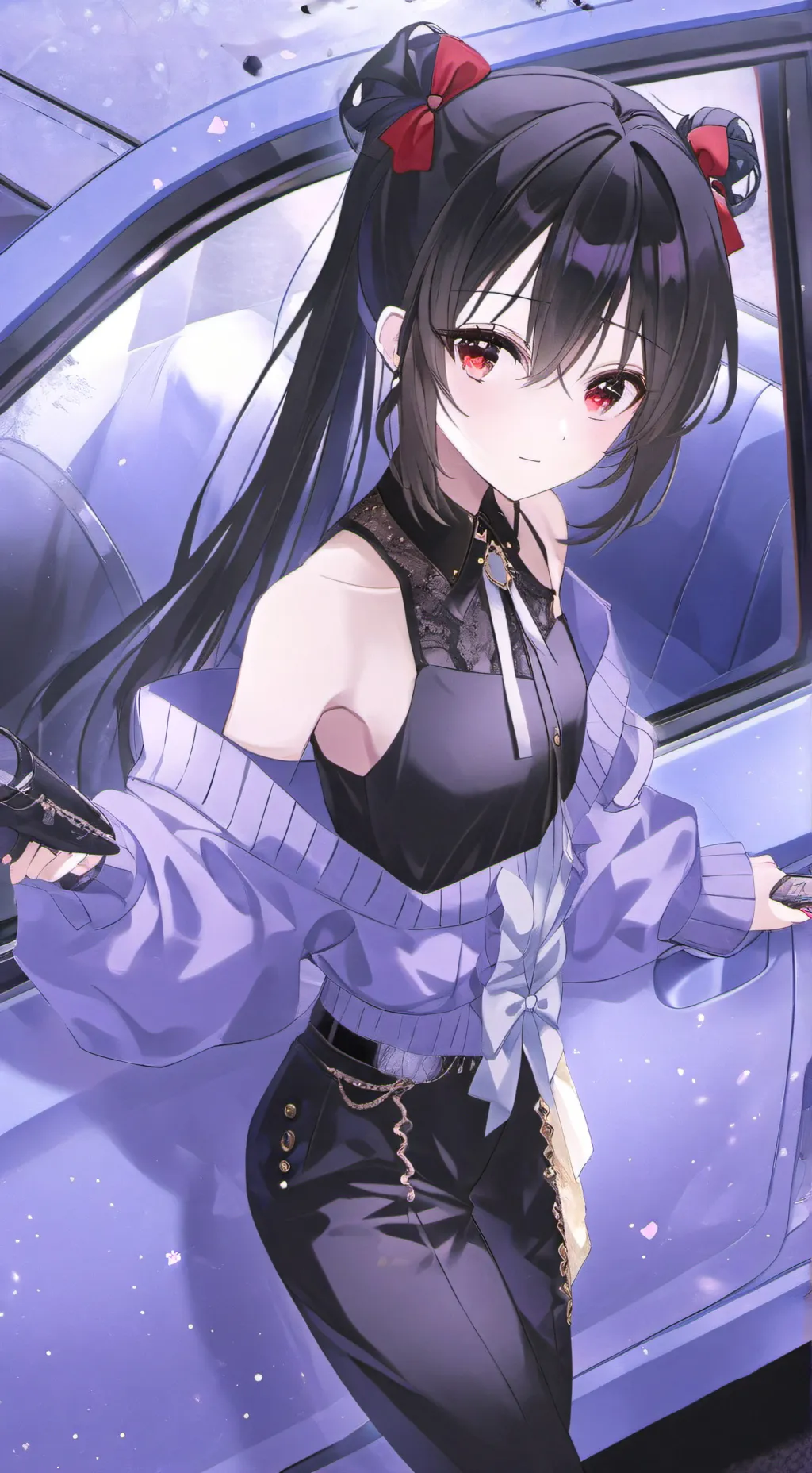 ai character: Lauren Brittany  background