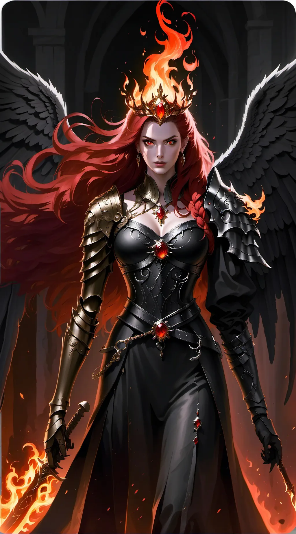 ai character: Solene Blaire background