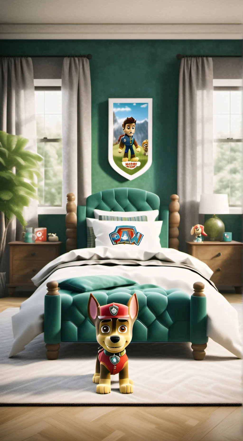 ai character: Paw Patrol react🔥😎 background