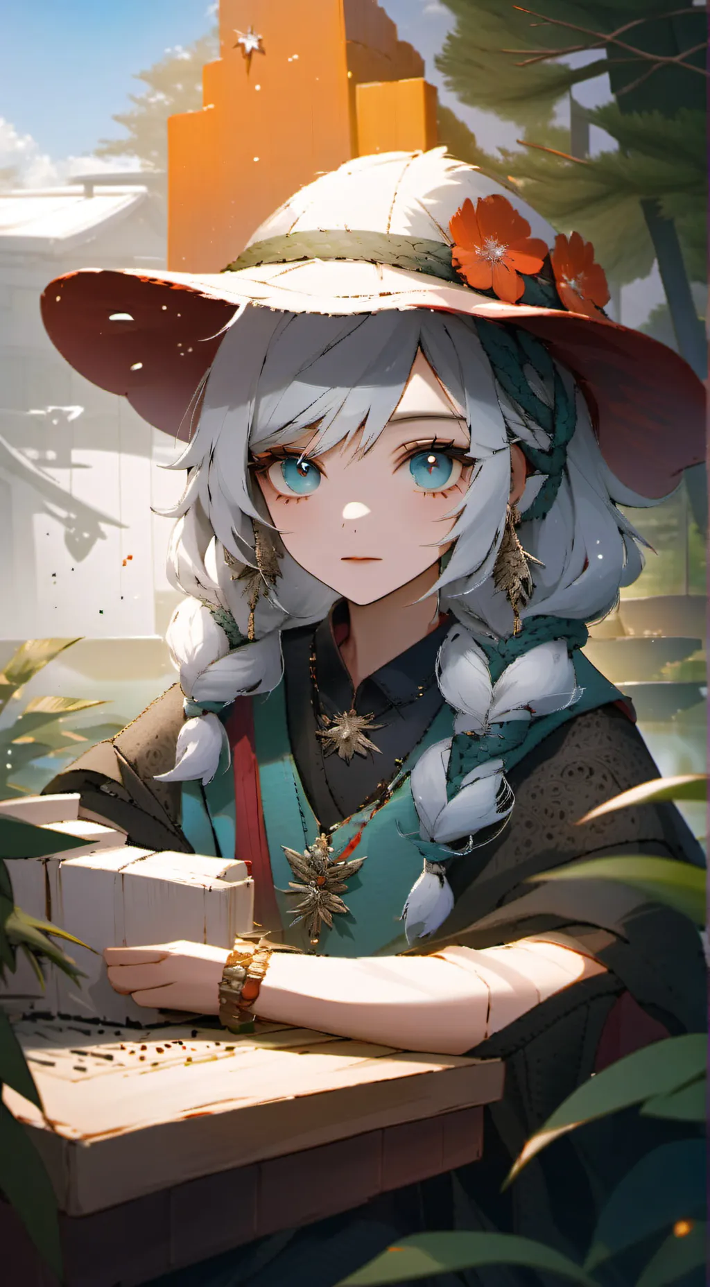 ai character: Amanda background