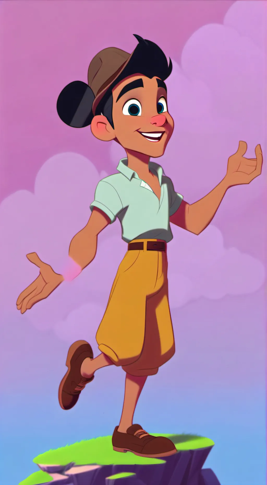 ai character: Wenda (horror)  background