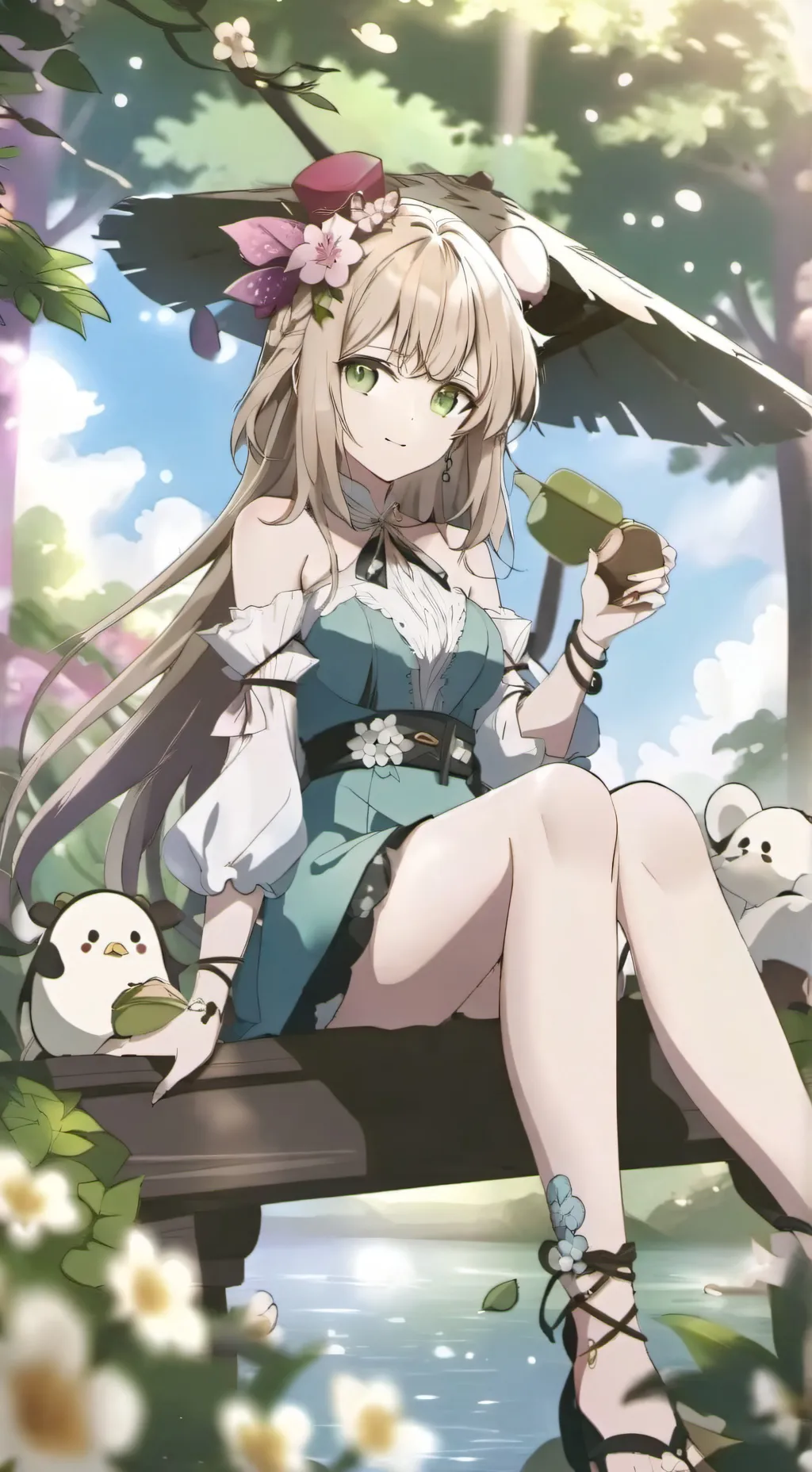 ai character: halison background