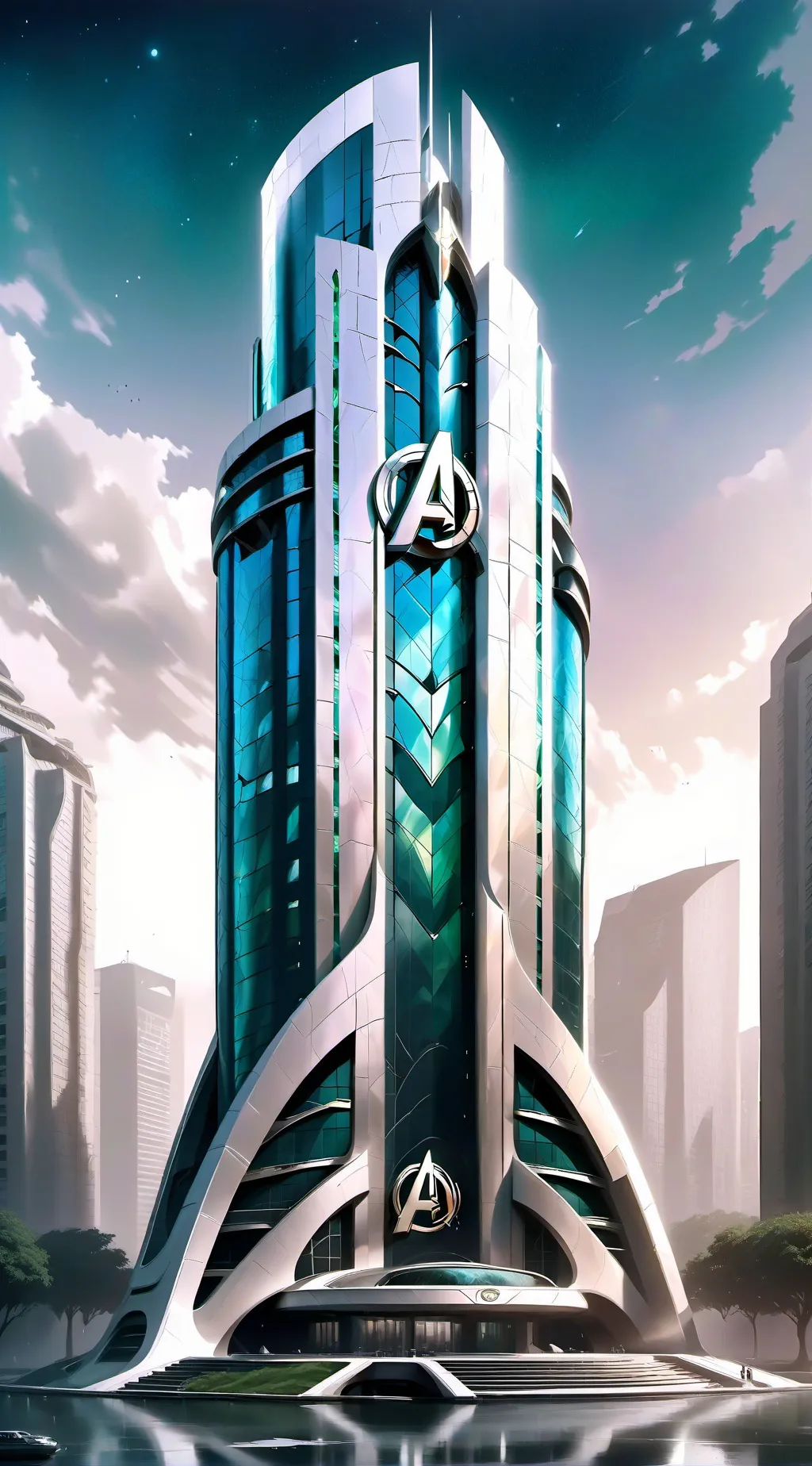 ai character: Avengers talkie 15 background