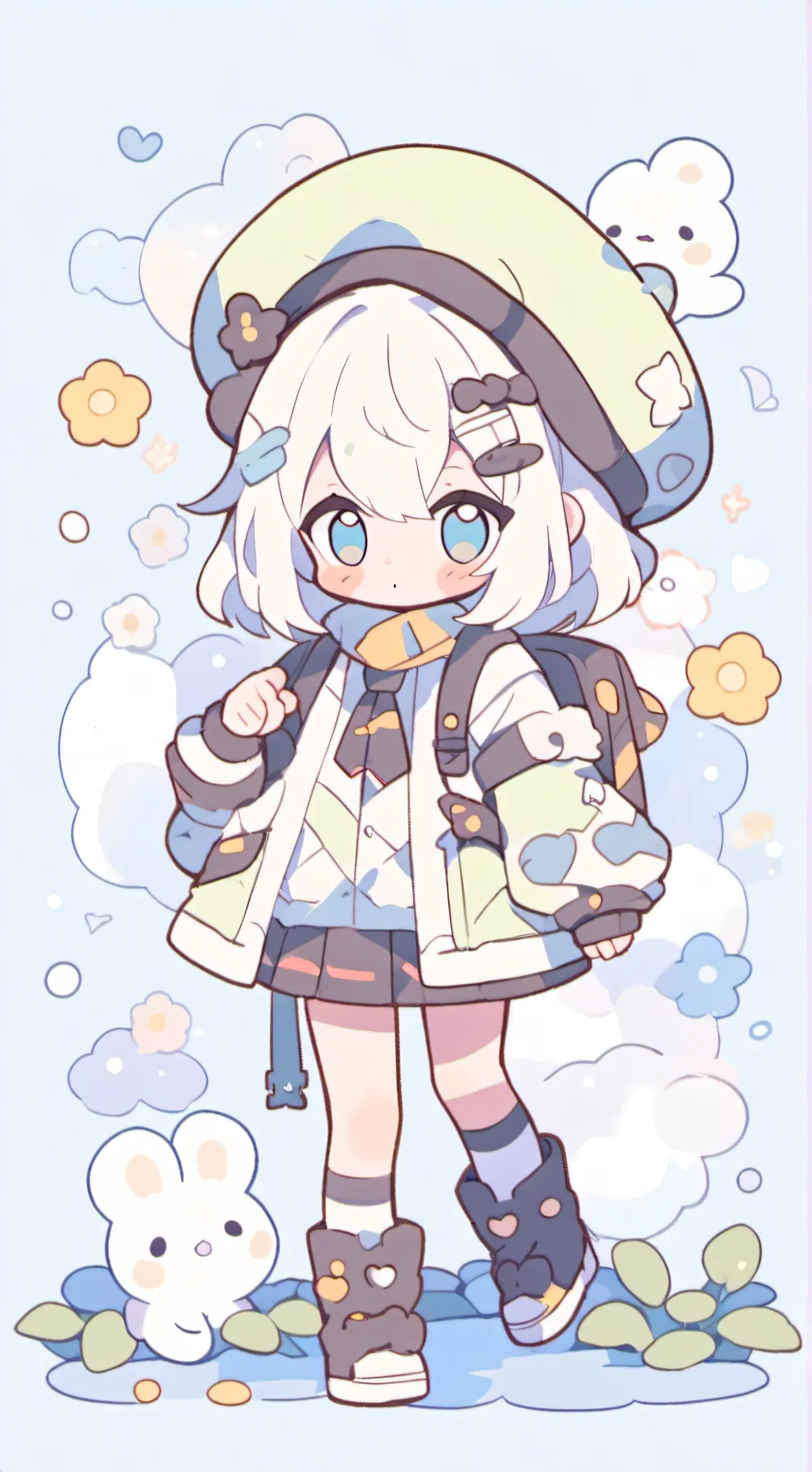 ai character: Mha  background