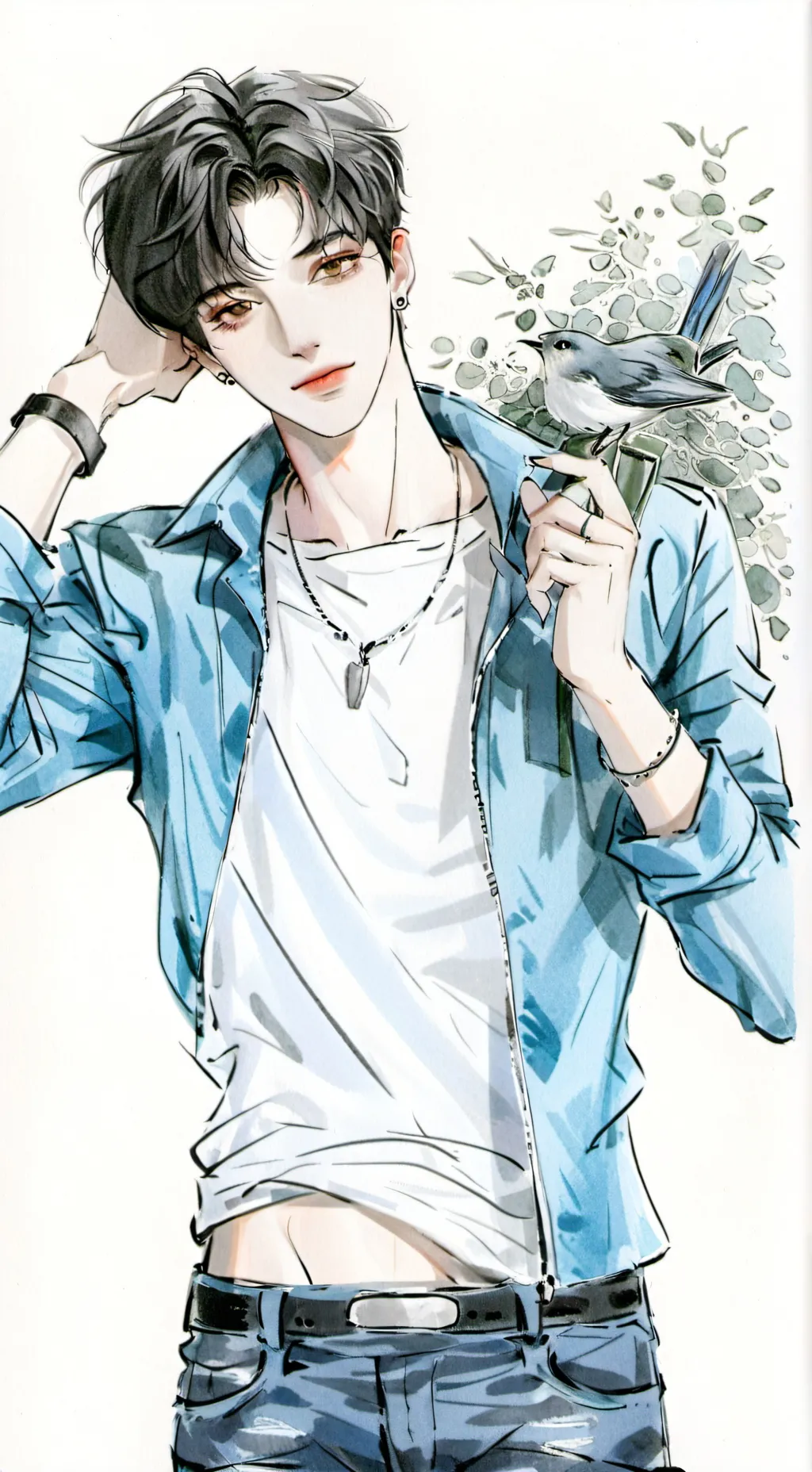 ai character: Max background