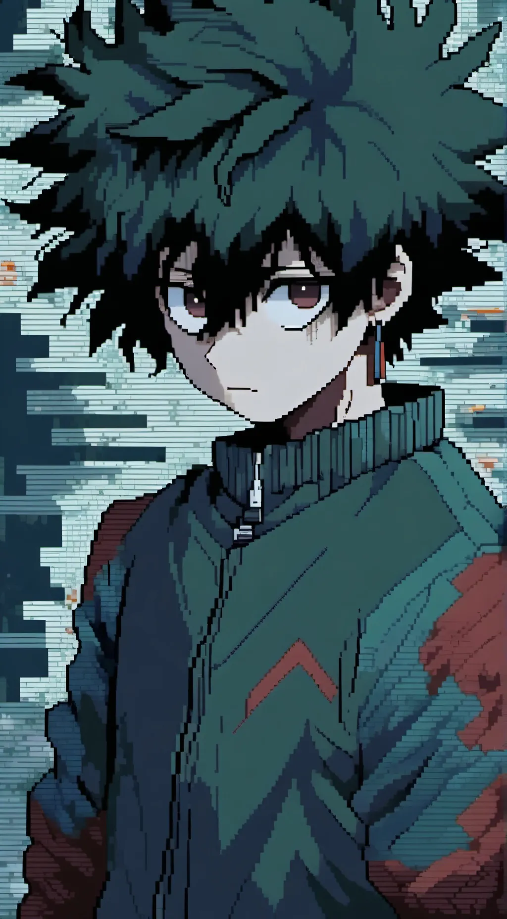 ai character: deku vigilante background