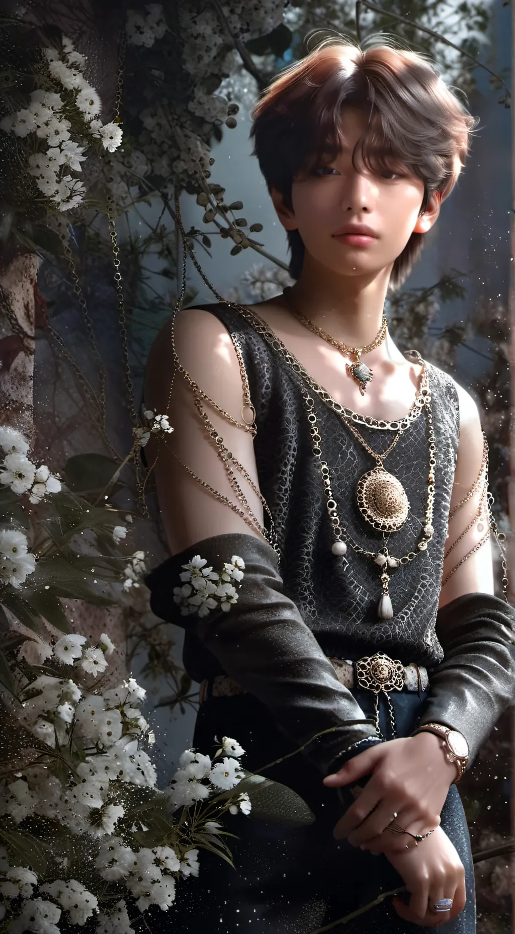 ai character: Sebastian  background