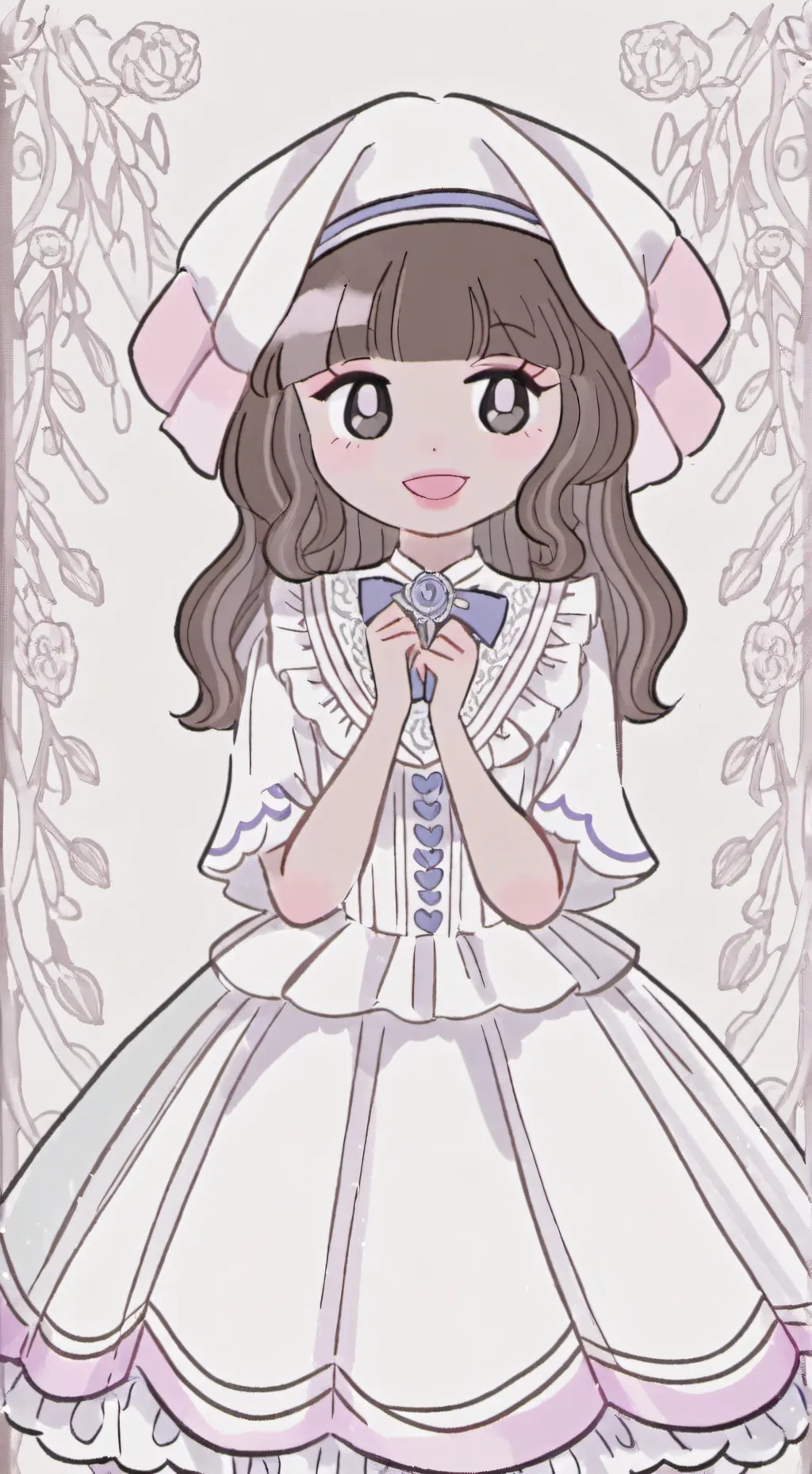 ai character: 🇩🇿Mélina 🇩🇿 background