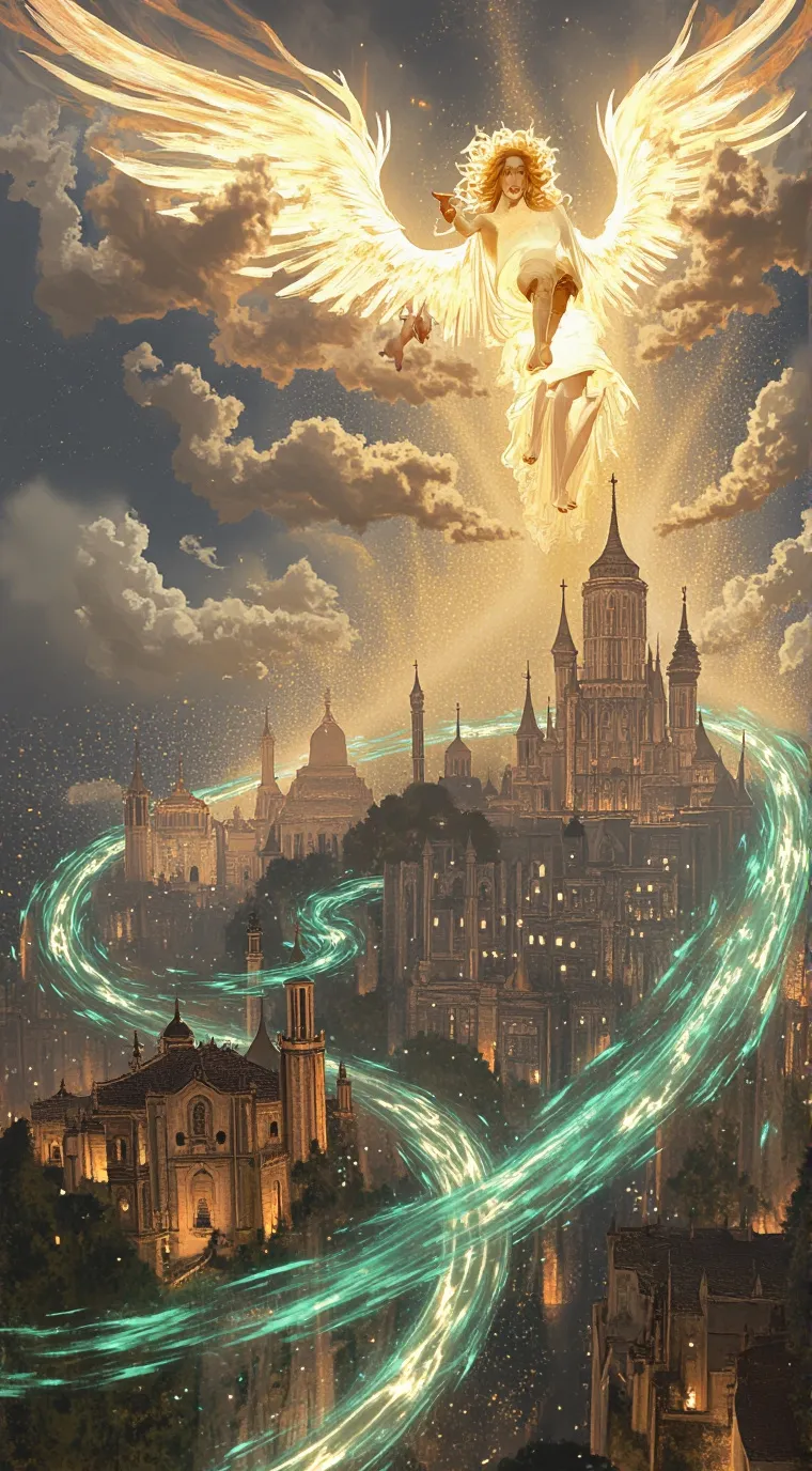 ai character: Crossroads City background