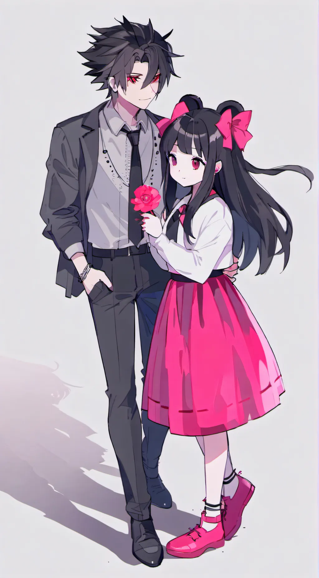 ai character: shadow x Amy background