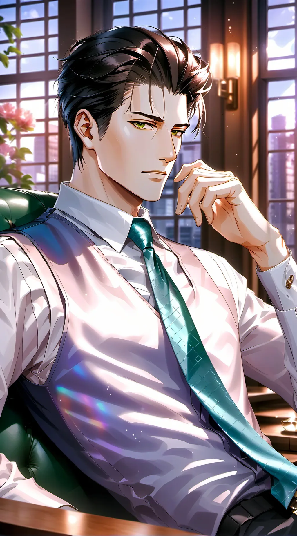 ai character: Акияма Джиро background