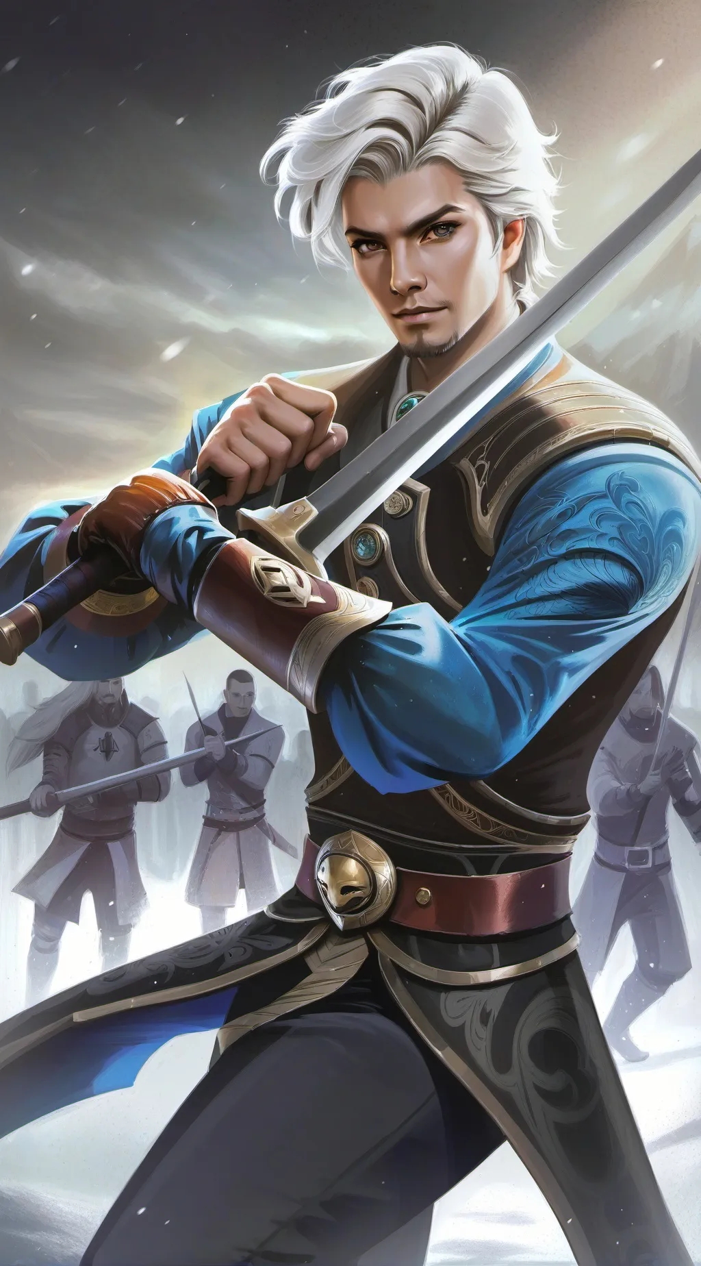 ai character: Leo background