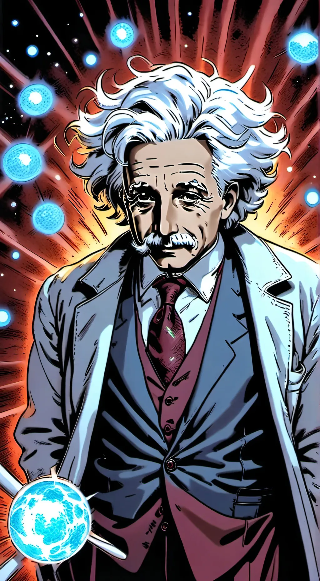 ai character: denme ideas  background