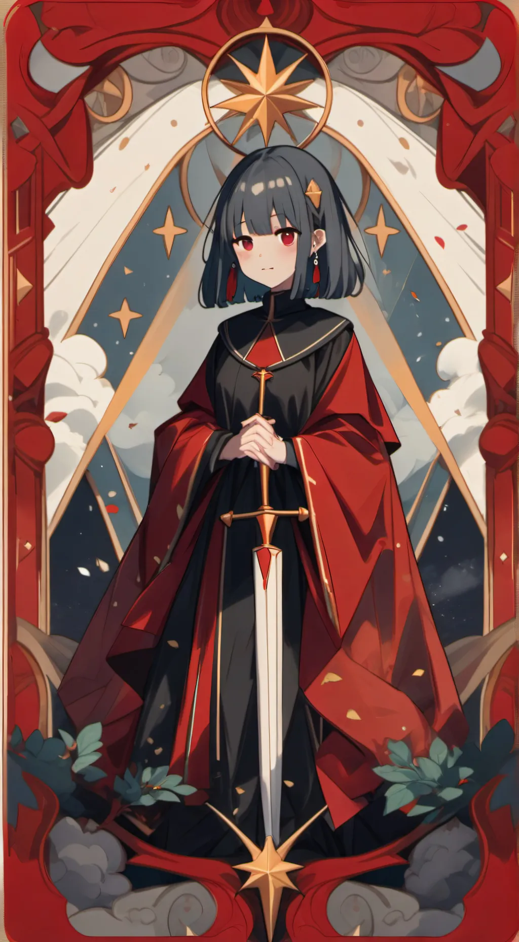 ai character: Monica  background