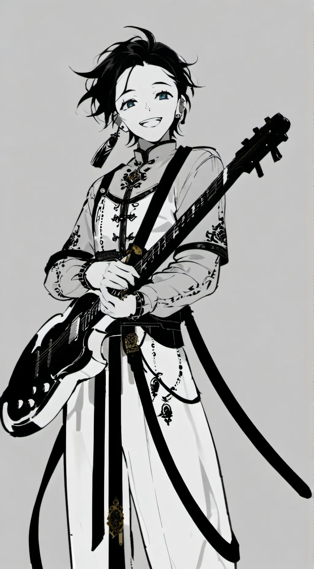 ai character: tanijro  background