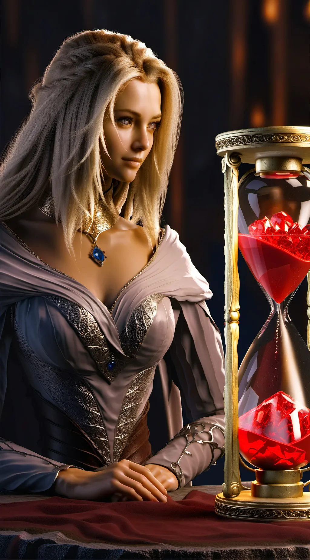 ai character: Esmeralda background