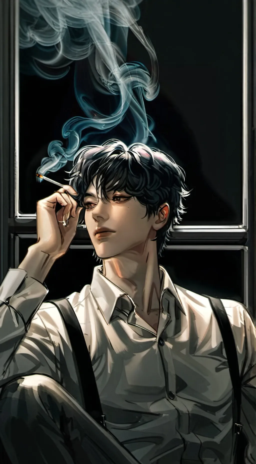 ai character: Mark background