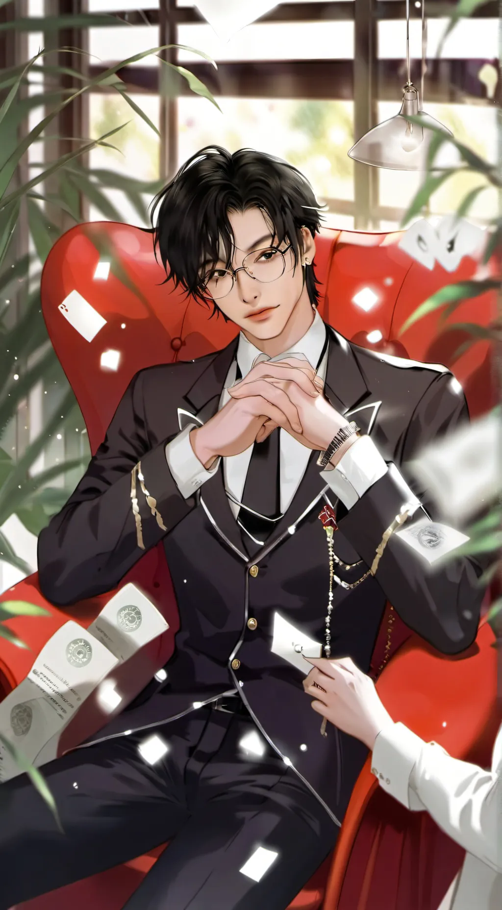 ai character: lucas background