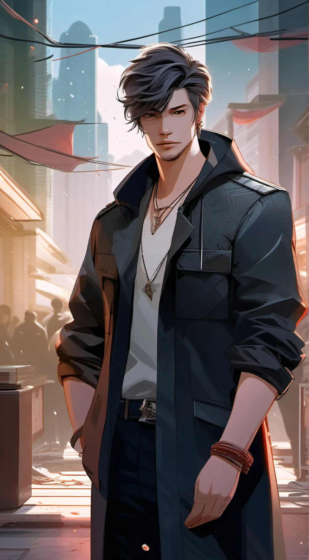 ai character: Gangster  background