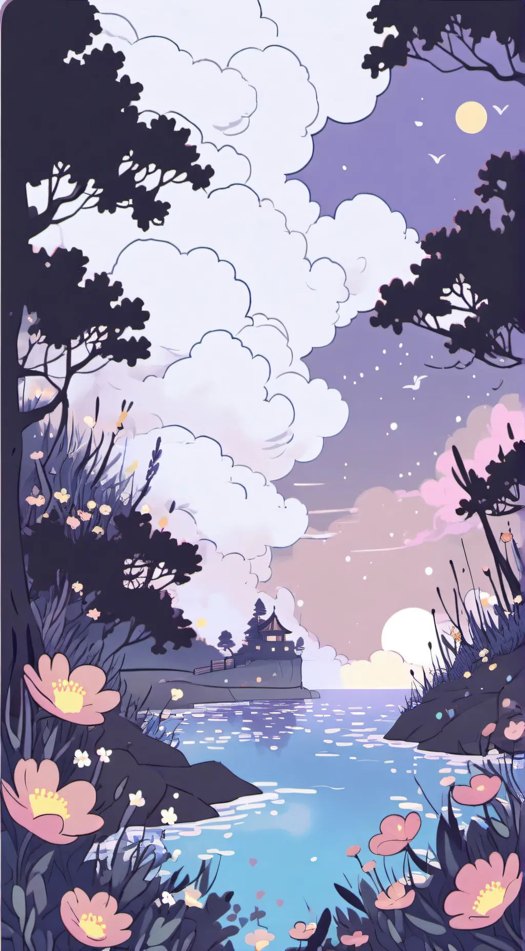 ai character: ★Anochecer★ XD background