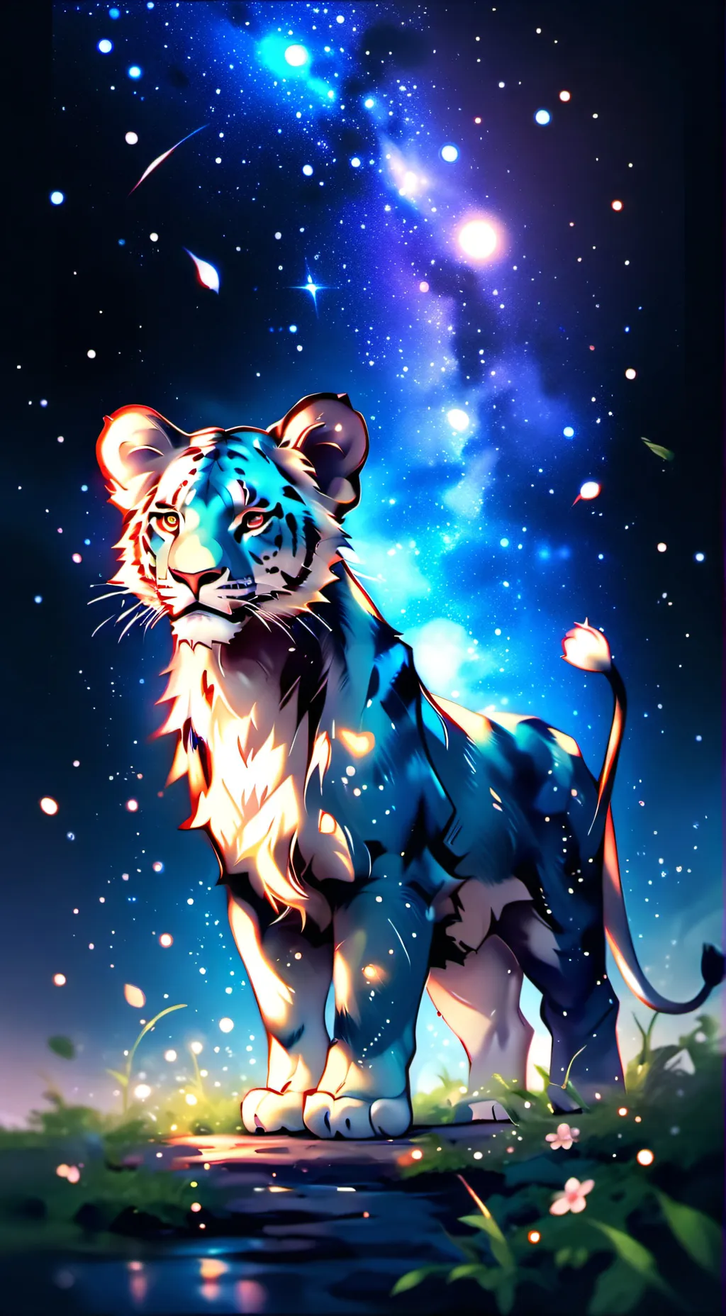 ai character: Luna background