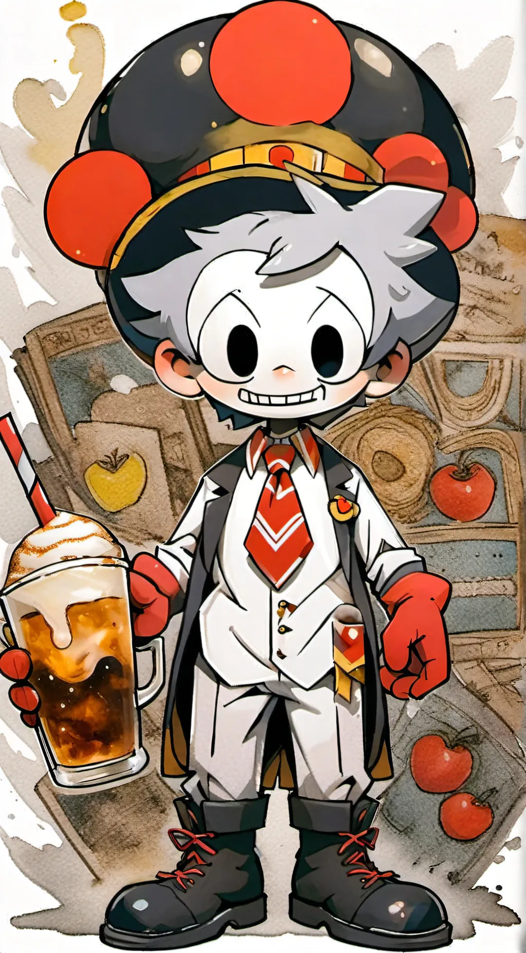 ai character: Cuphead! background