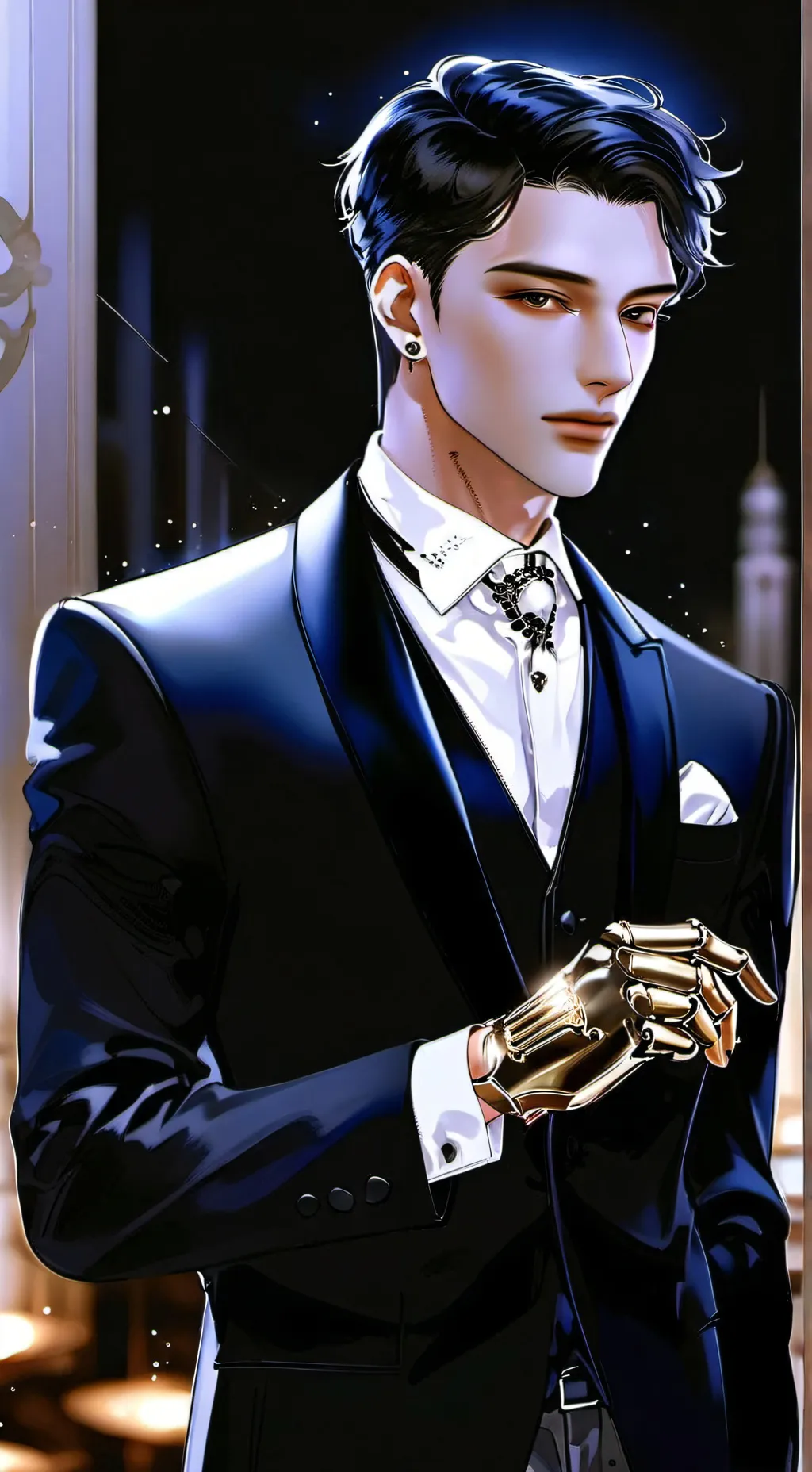 ai character: Victor Valentino  background