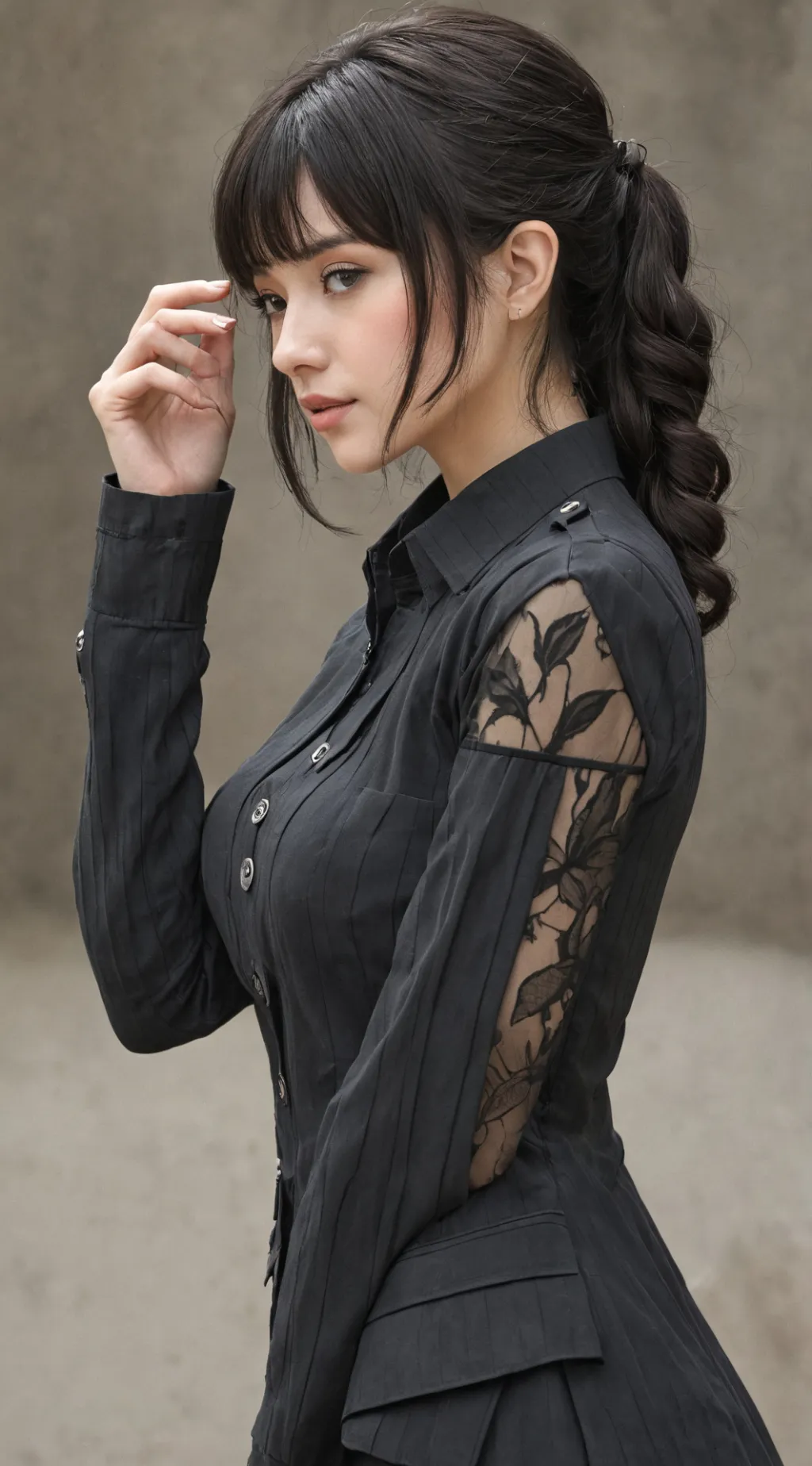 ai character: Michelle  background