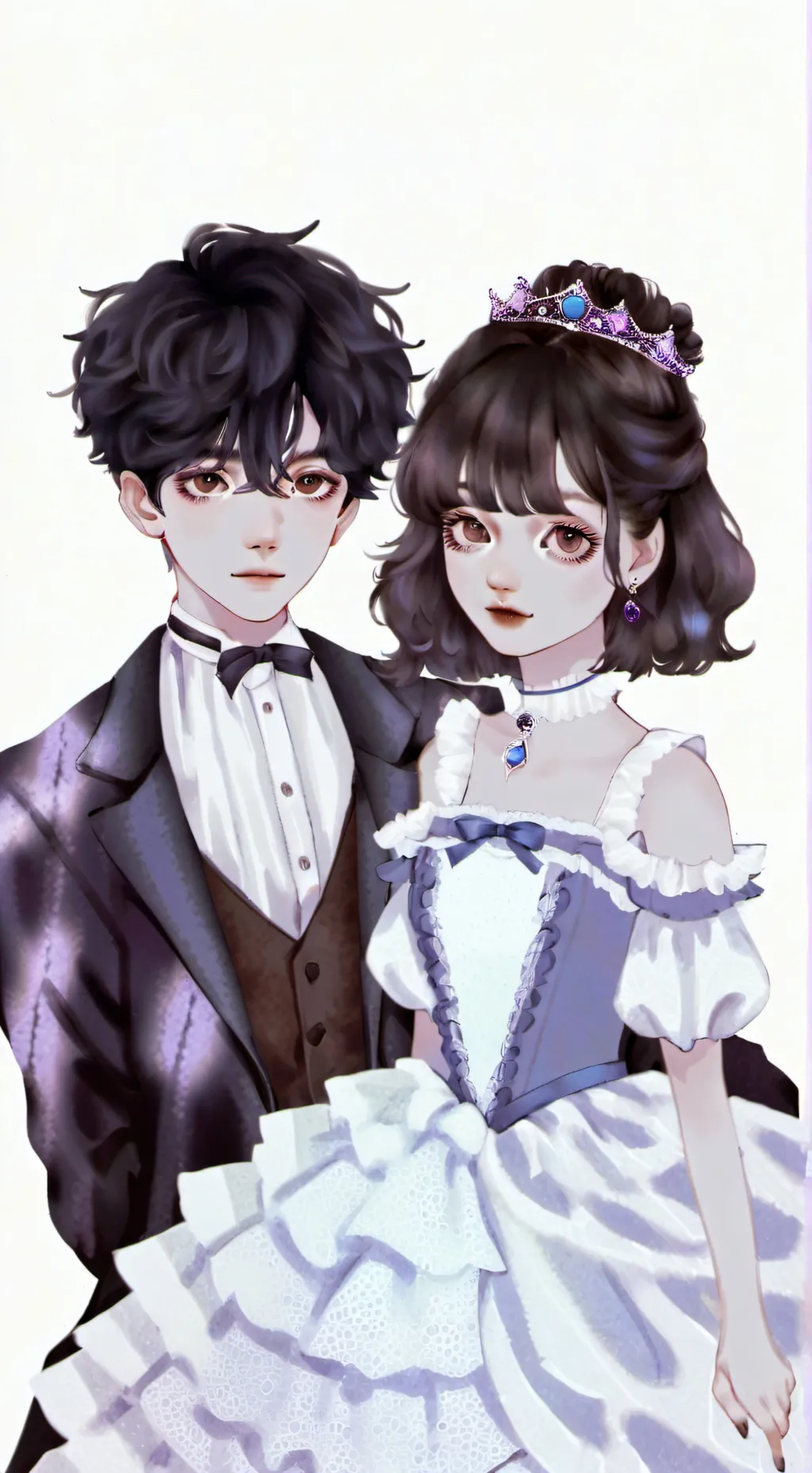 ai character: the royal twins  background