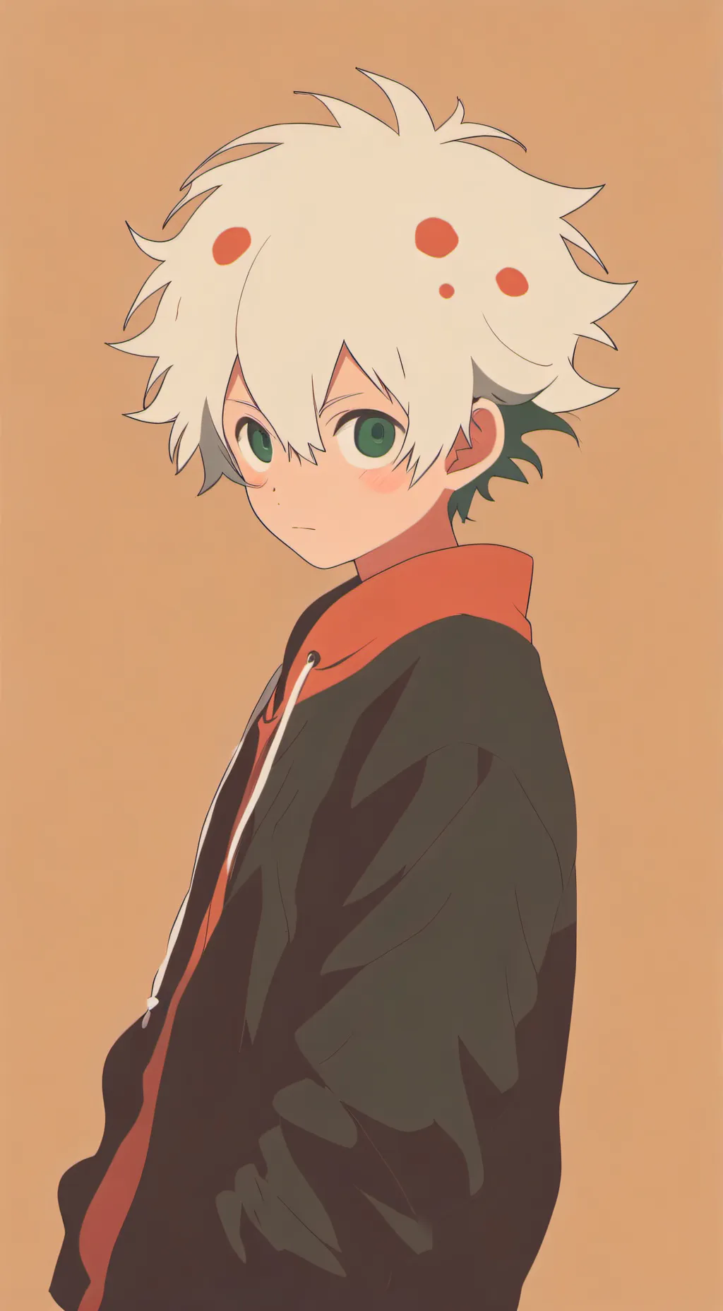 ai character: KATSUKI X YN AGAIN background