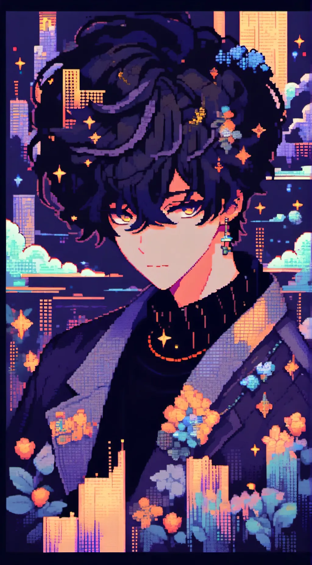 ai character: ash background