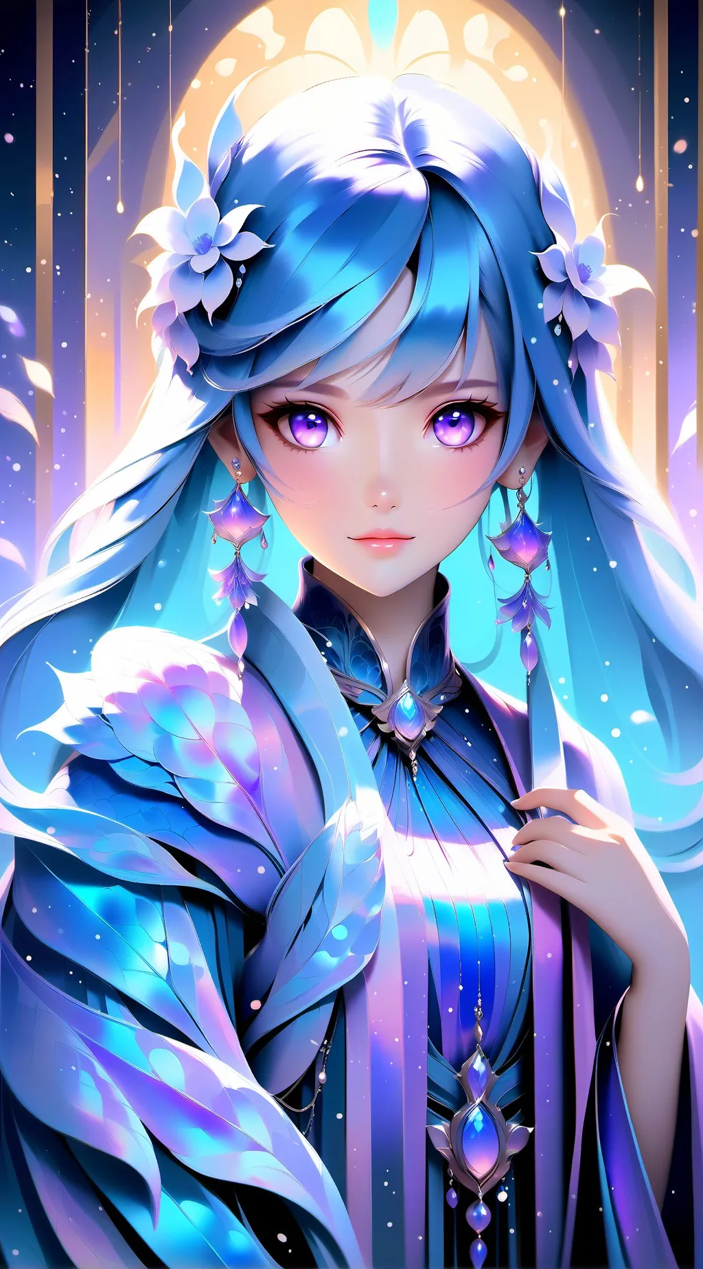 ai character: Luna Moonstone background
