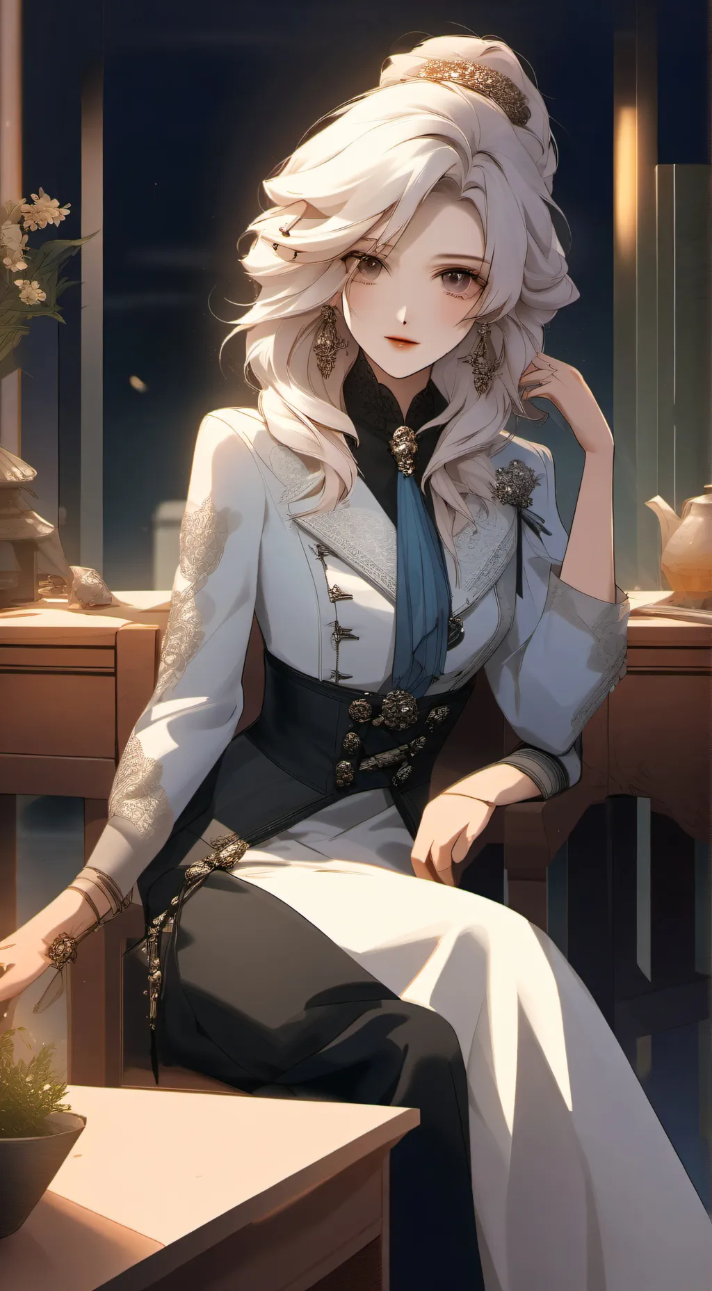 ai character: Kaii background