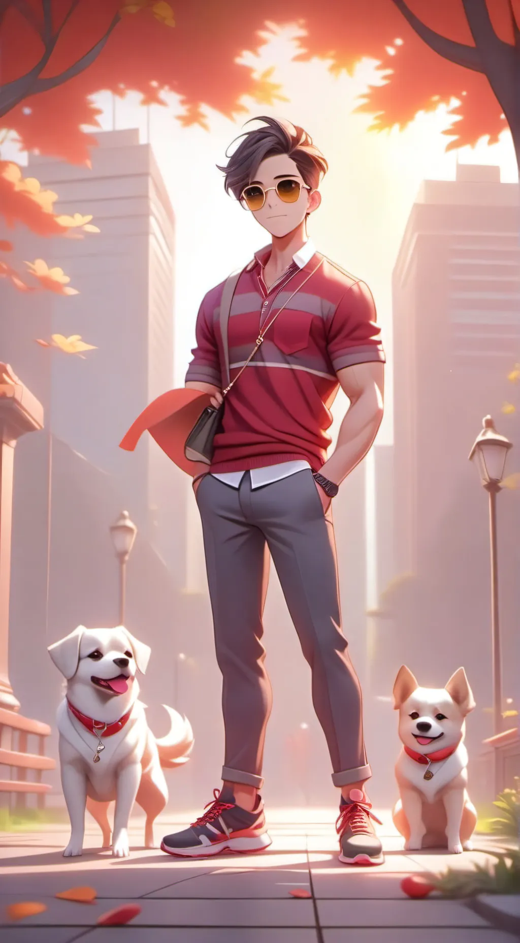 ai character: valentino background