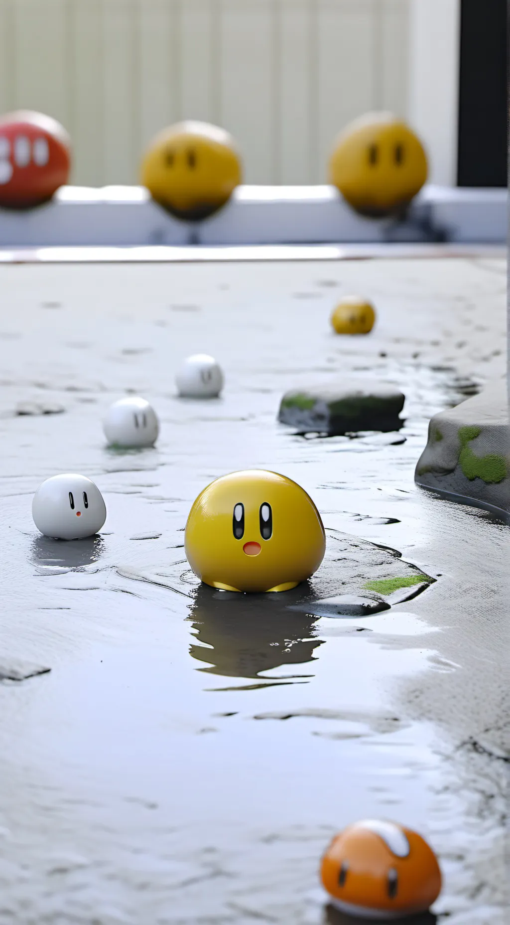 ai character: Kirby Empire background