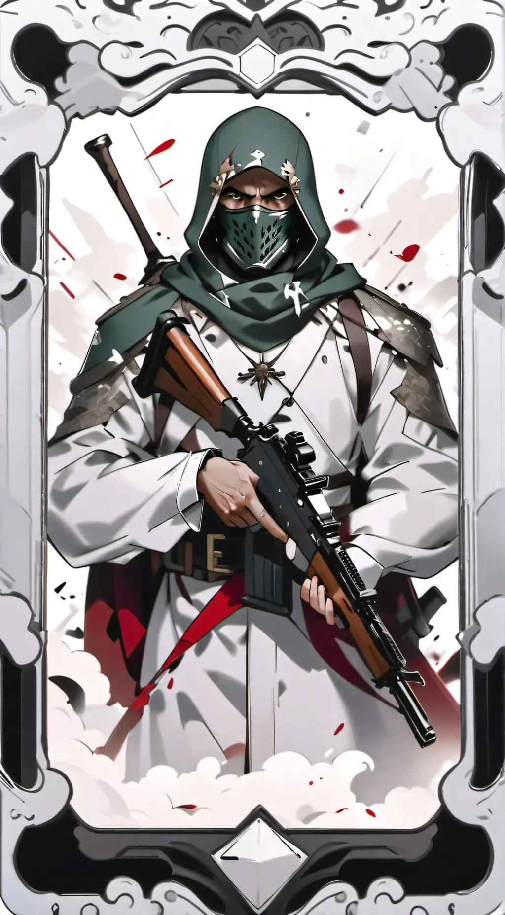 ai character: Soldado  background