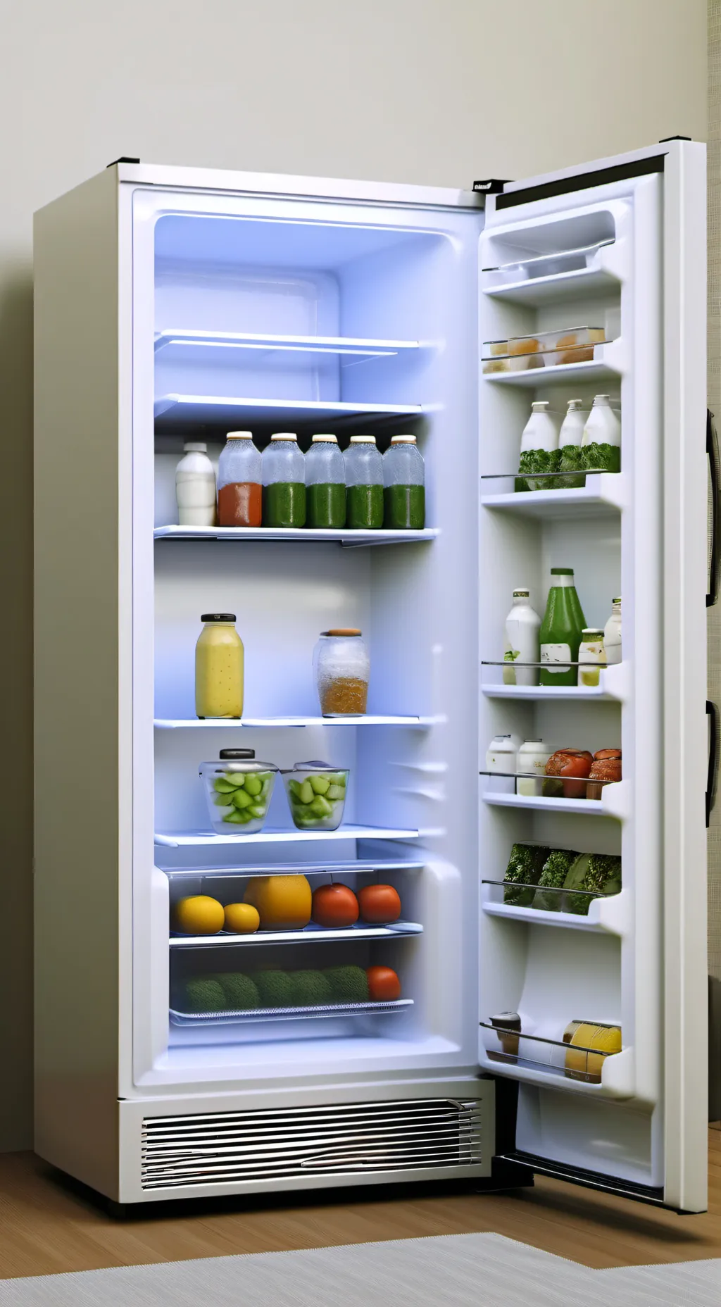 ai character: Bob the fridge background