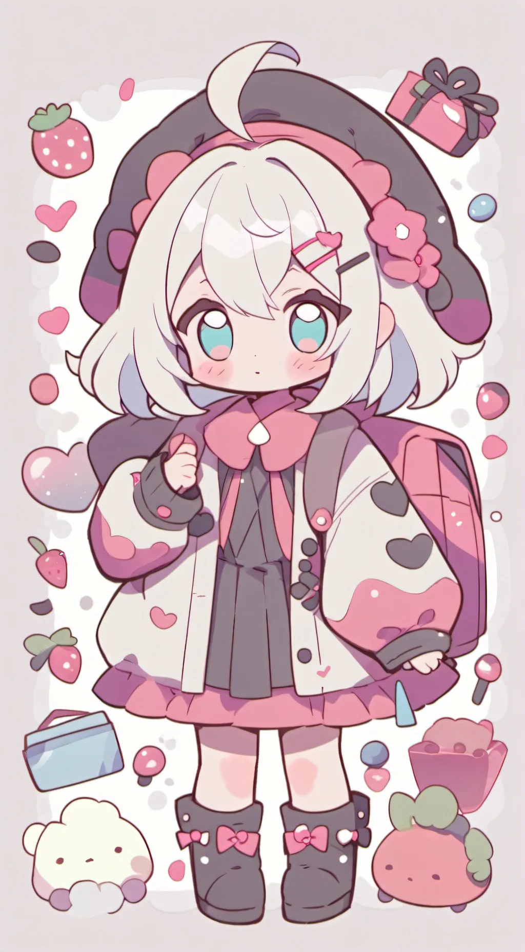 ai character: kanao x tanjiro  background