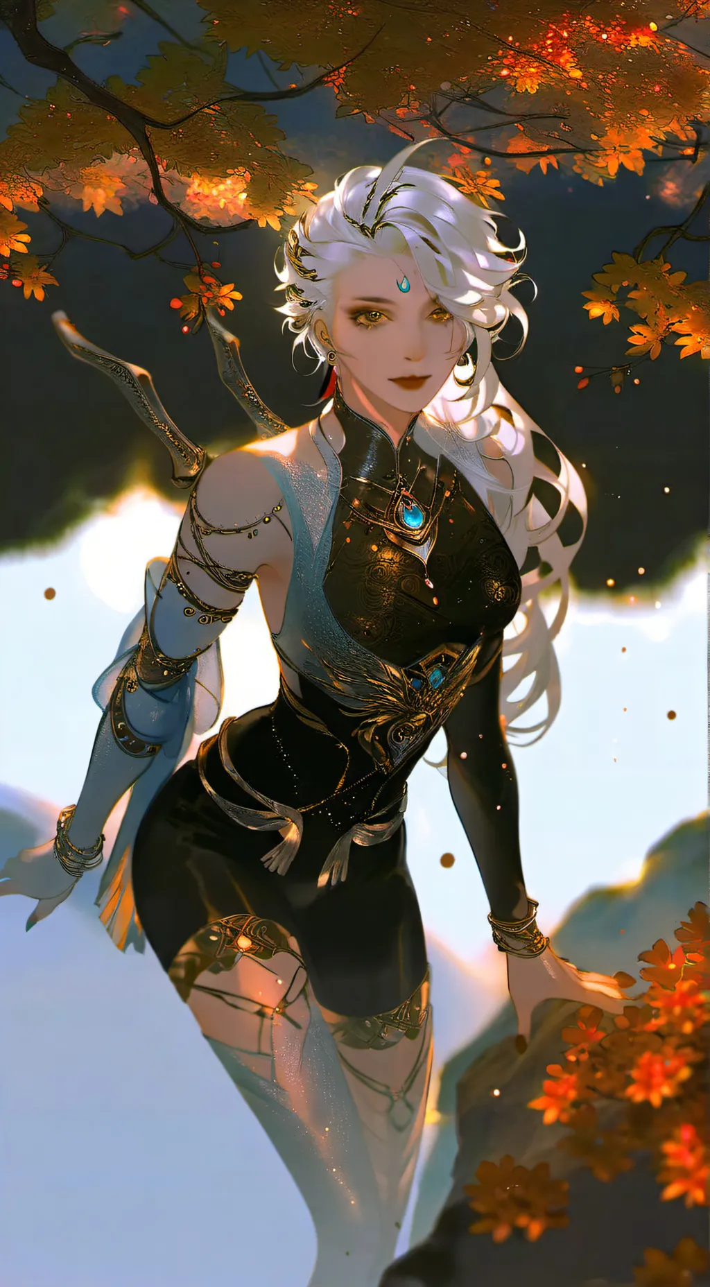 ai character: meme background